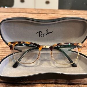 Ray-Ban RB5154 5494 Clubmaster Havana Tortoise Gold Eyeglasses
